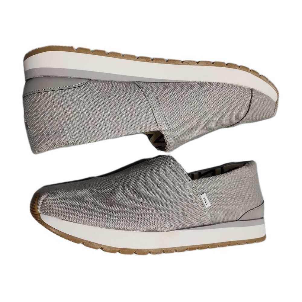 TOMS Wear Good Resident Plus Sneakers Womens US Size 10 Gray Round Toe Slip On